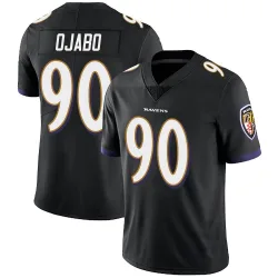 Youth David Ojabo Baltimore Ravens No.90 Limited Alternate Vapor Untouchable Jersey - Black