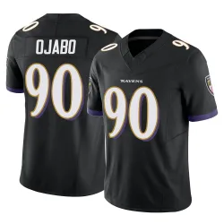 Youth David Ojabo Baltimore Ravens No.90 Limited Vapor F.U.S.E. Jersey - Black