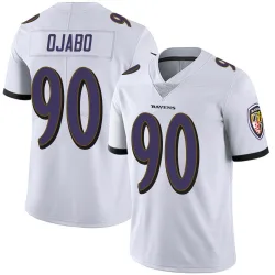 Youth David Ojabo Baltimore Ravens No.90 Limited Vapor Untouchable Jersey - White