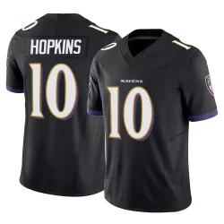 Youth DeAndre Hopkins Baltimore Ravens No.10 Limited Vapor F.U.S.E. Jersey - Black