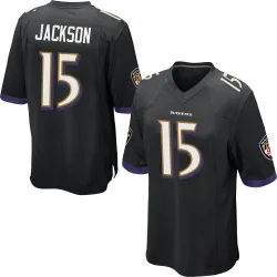 Youth DeSean Jackson Baltimore Ravens No.15 Game Jersey - Black