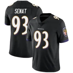 Youth Deadrin Senat Baltimore Ravens No.93 Limited Alternate Vapor Untouchable Jersey - Black