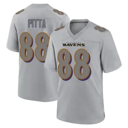Youth Dennis Pitta Baltimore Ravens No.88 Game Atmosphere Fashion Jersey - Gray