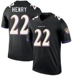 Youth Derrick Henry Baltimore Ravens No.22 Legend Jersey - Black