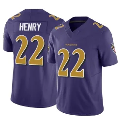 Youth Derrick Henry Baltimore Ravens No.22 Limited Vapor F.U.S.E. Jersey - Purple