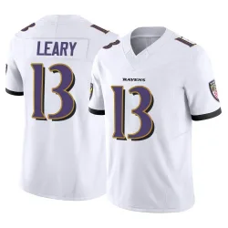 Youth Devin Leary Baltimore Ravens No.13 Limited Vapor F.U.S.E. Jersey - White