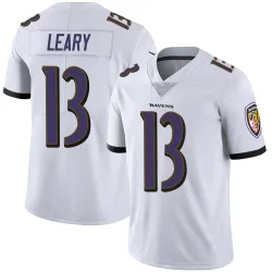 Youth Devin Leary Baltimore Ravens No.13 Limited Vapor Untouchable Jersey - White