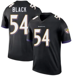 Youth Diwun Black Baltimore Ravens No.54 Legend Jersey - Black