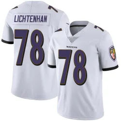 Youth Gerad Lichtenhan Baltimore Ravens No.78 Limited Vapor Untouchable Jersey - White