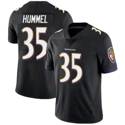 Youth Jacob Hummel Baltimore Ravens No.35 Limited Alternate Vapor Untouchable Jersey - Black