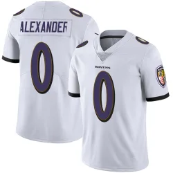 Youth Jaire Alexander Baltimore Ravens No.0 Limited Vapor Untouchable Jersey - White