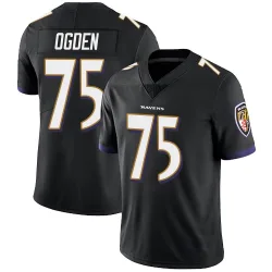 Youth Jonathan Ogden Baltimore Ravens No.75 Limited Alternate Vapor Untouchable Jersey - Black