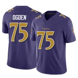 Youth Jonathan Ogden Baltimore Ravens No.75 Limited Vapor F.U.S.E. Jersey - Purple