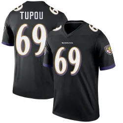 Youth Josh Tupou Baltimore Ravens No.69 Legend Jersey - Black