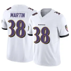 Youth Keyon Martin Baltimore Ravens No.38 Limited Vapor F.U.S.E. Jersey - White