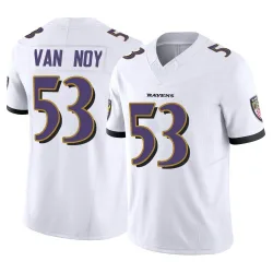 Youth Kyle Van Noy Baltimore Ravens No.53 Limited Vapor F.U.S.E. Jersey - White