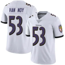 Youth Kyle Van Noy Baltimore Ravens No.53 Limited Vapor Untouchable Jersey - White