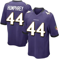 Youth Marlon Humphrey Baltimore Ravens No.44 Game Team Color Jersey - Purple