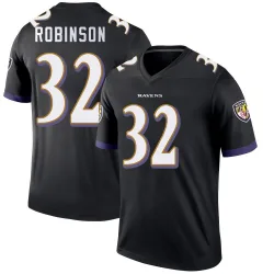 Youth Marquise Robinson Baltimore Ravens No.32 Legend Jersey - Black