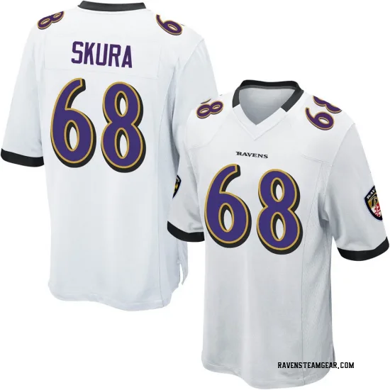 Youth Matt Skura Baltimore Ravens No.68 Game Jersey - White