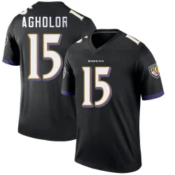 Youth Nelson Agholor Baltimore Ravens No.15 Legend Jersey - Black