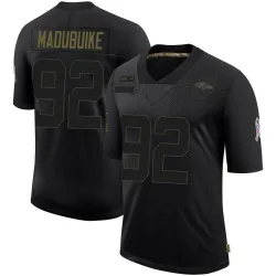 Youth Nnamdi Madubuike Baltimore Ravens No.92 Limited 2020 Salute To Service Jersey - Black