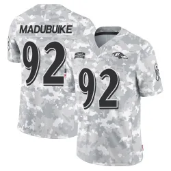 Youth Nnamdi Madubuike Baltimore Ravens No.92 Limited 2024 Salute to Service Jersey - Arctic Camo