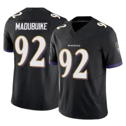 Youth Nnamdi Madubuike Baltimore Ravens No.92 Limited Vapor F.U.S.E. Jersey - Black