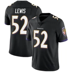 Youth Ray Lewis Baltimore Ravens No.52 Limited Alternate Vapor Untouchable Jersey - Black