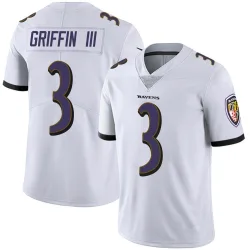 Youth Robert Griffin III Baltimore Ravens No.3 Limited Vapor Untouchable Jersey - White
