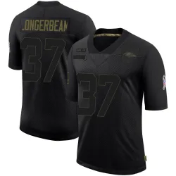 Youth Robert Longerbeam Baltimore Ravens No.37 Limited 2020 Salute To Service Jersey - Black