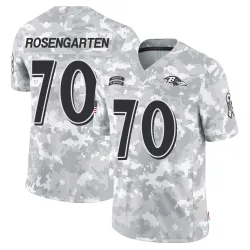 Youth Roger Rosengarten Baltimore Ravens No.70 Limited 2024 Salute to Service Jersey - Arctic Camo