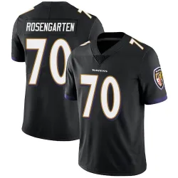 Youth Roger Rosengarten Baltimore Ravens No.70 Limited Alternate Vapor Untouchable Jersey - Black