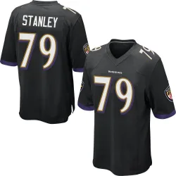Youth Ronnie Stanley Baltimore Ravens No.79 Game Jersey - Black