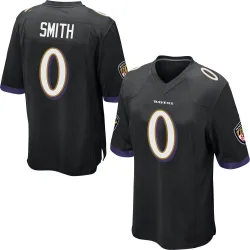Youth Roquan Smith Baltimore Ravens No.0 Game Jersey - Black
