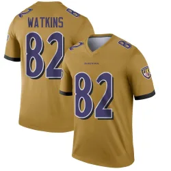 Youth Sammy Watkins Baltimore Ravens No.82 Legend Inverted Jersey - Gold
