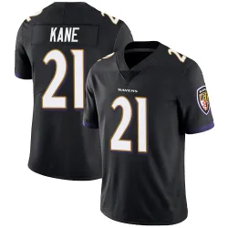 Youth Sanoussi Kane Baltimore Ravens No.21 Limited Alternate Vapor Untouchable Jersey - Black