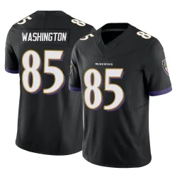 Youth Scotty Washington Baltimore Ravens No.85 Limited Vapor F.U.S.E. Jersey - Black