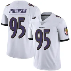 Youth Tavius Robinson Baltimore Ravens No.95 Limited Vapor Untouchable Jersey - White