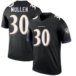 Youth Trayvon Mullen Baltimore Ravens No.30 Legend Jersey - Black