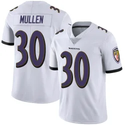 Youth Trayvon Mullen Baltimore Ravens No.30 Limited Vapor Untouchable Jersey - White