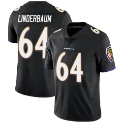 Youth Tyler Linderbaum Baltimore Ravens No.64 Limited Alternate Vapor Untouchable Jersey - Black