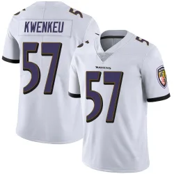 Youth William Kwenkeu Baltimore Ravens No.57 Limited Vapor Untouchable Jersey - White