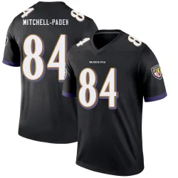 Youth Zaire Mitchell-Paden Baltimore Ravens No.84 Legend Jersey - Black