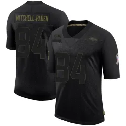Youth Zaire Mitchell-Paden Baltimore Ravens No.84 Limited 2020 Salute To Service Jersey - Black