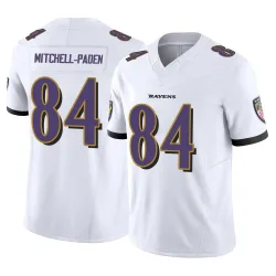 Youth Zaire Mitchell-Paden Baltimore Ravens No.84 Limited Vapor F.U.S.E. Jersey - White