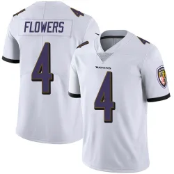 Youth Zay Flowers Baltimore Ravens No.4 Limited Vapor Untouchable Jersey - White